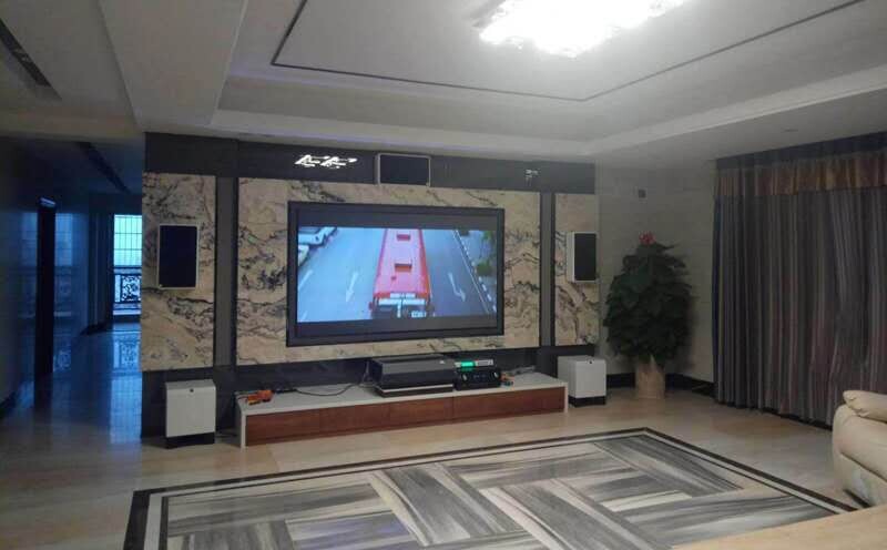 廣東茂名高端住宅區(qū)5.1聲道家庭影院A6系統